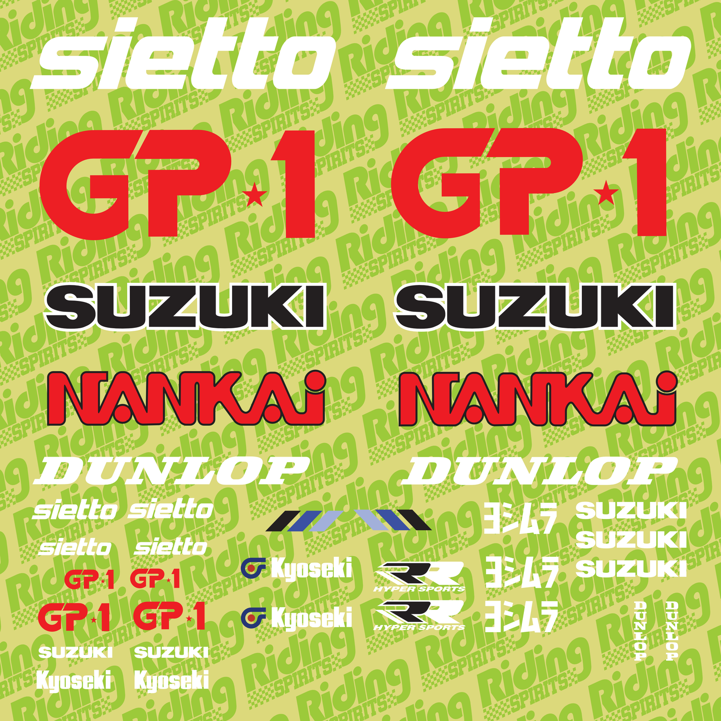 Sietto GP1 Light Replica Graphic Kit