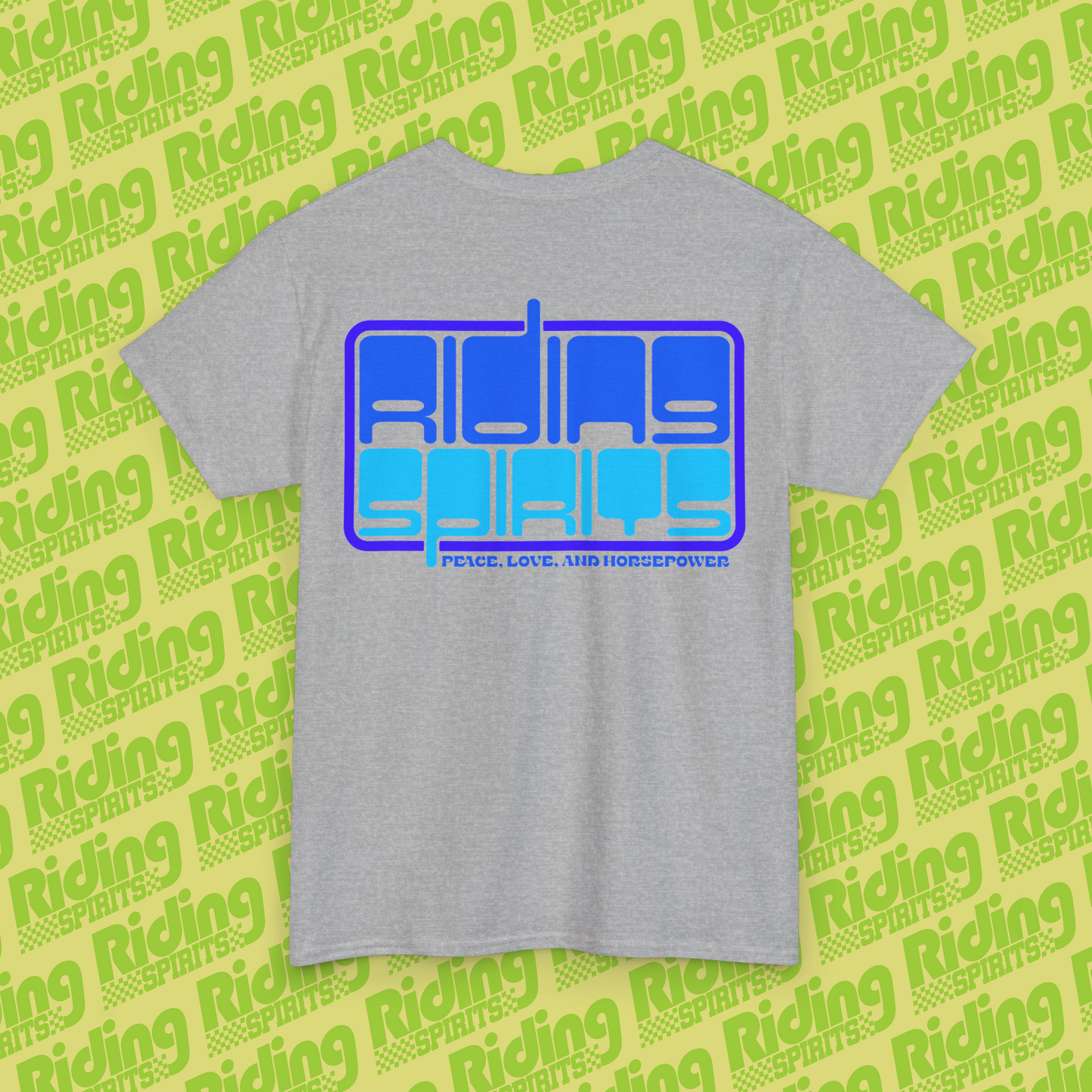 Love Peace and Horsepower Riding Spirits Short Sleeve T-shirt