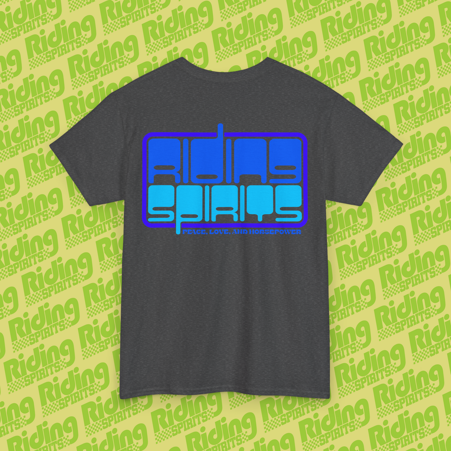 Love Peace and Horsepower Riding Spirits Short Sleeve T-shirt