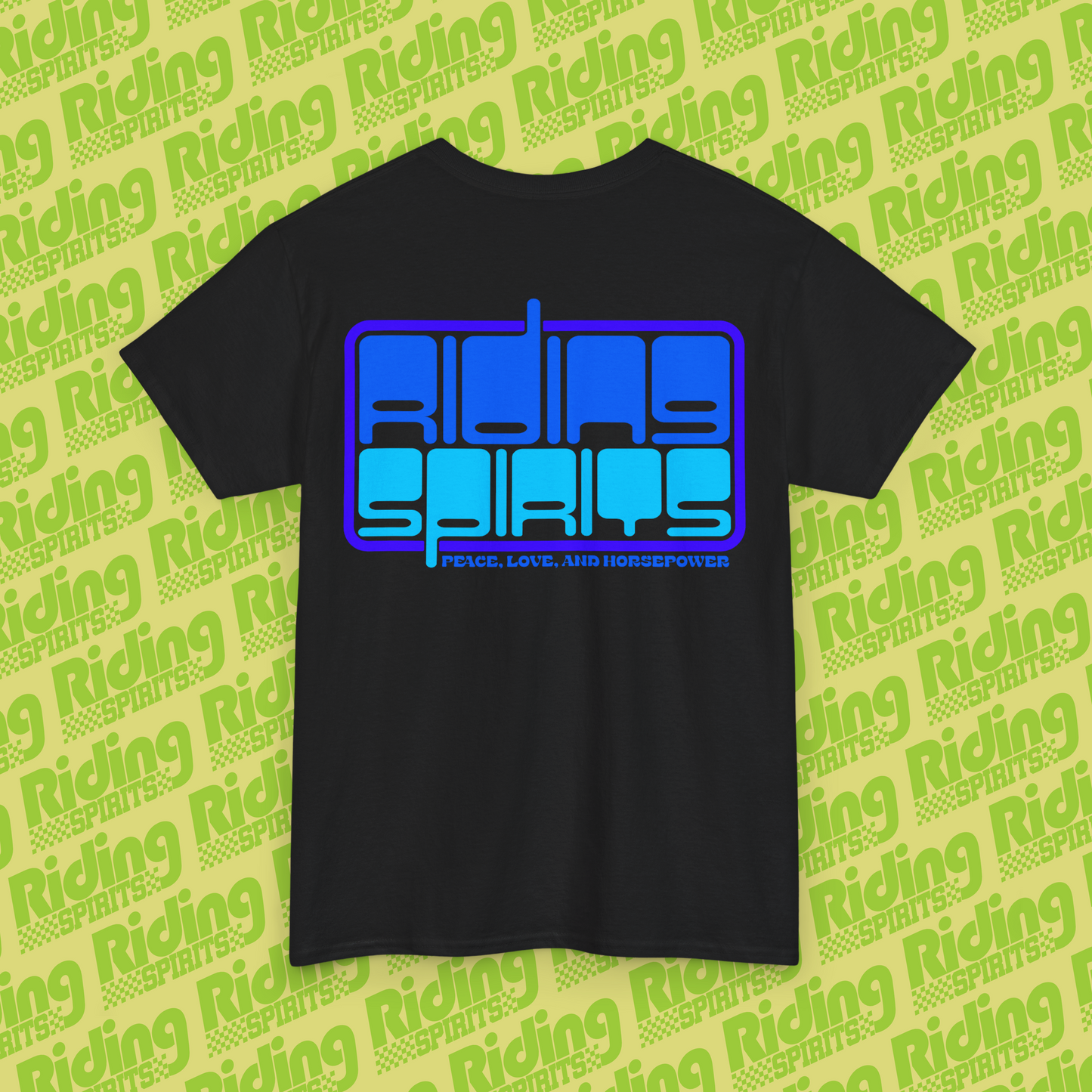 Love Peace and Horsepower Riding Spirits Short Sleeve T-shirt