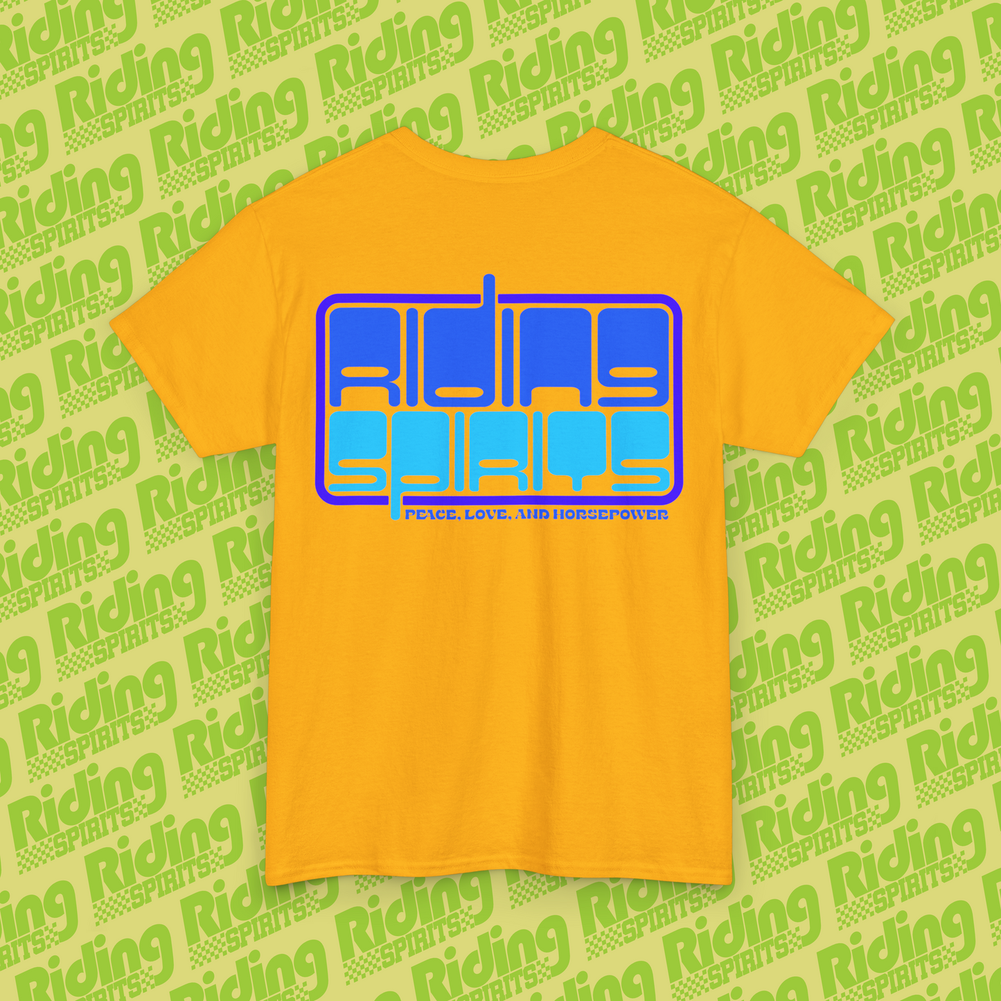 Love Peace and Horsepower Riding Spirits Short Sleeve T-shirt