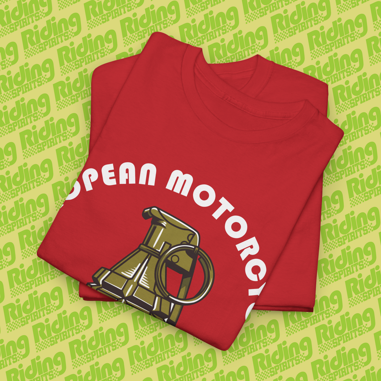 European Motorcycle Repair Kit, 70s Vintage Style Shirt Sleeve T-shirt