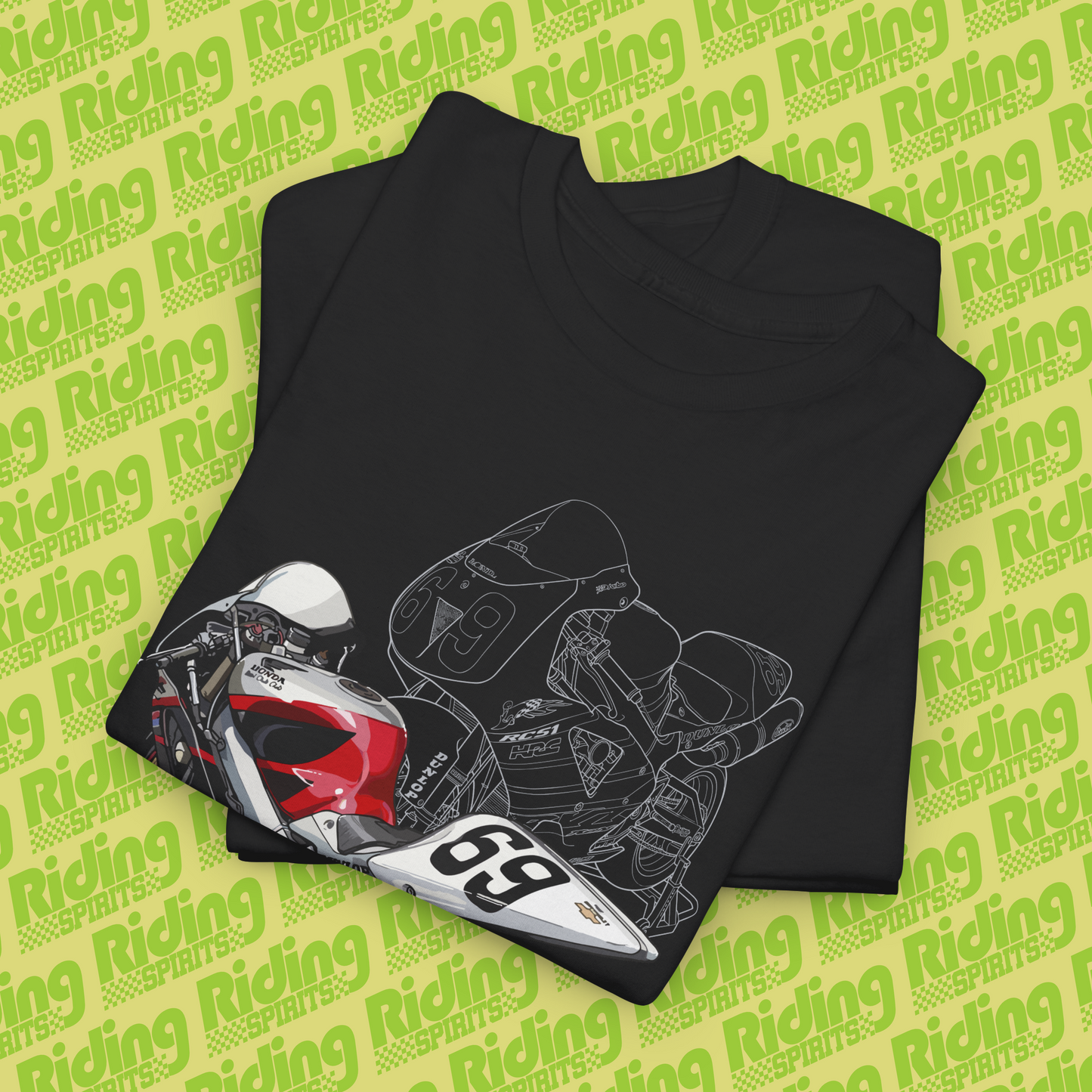 RC51 V Twin Superbike RVT VTR SP1 Short Sleeve Tshirt