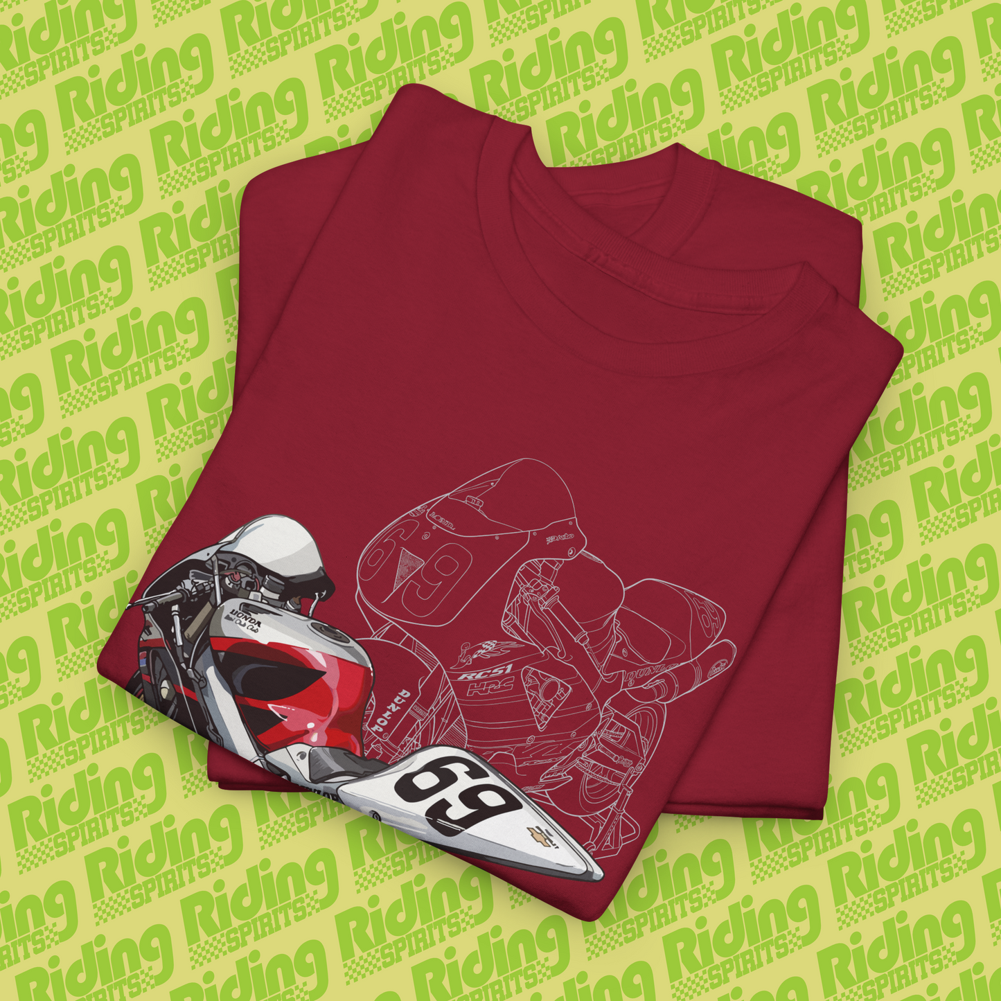 RC51 V Twin Superbike RVT VTR SP1 Short Sleeve Tshirt