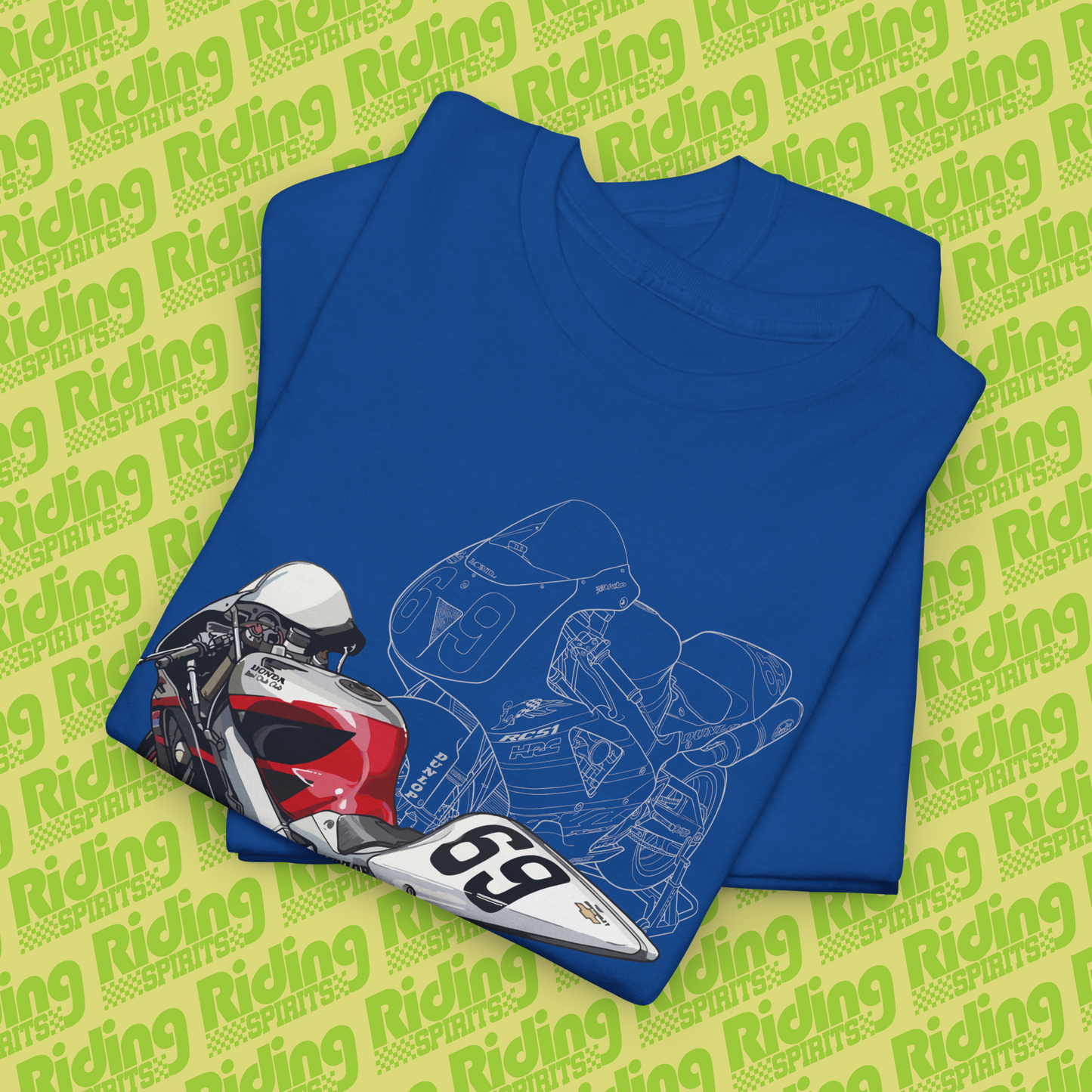RC51 V Twin Superbike RVT VTR SP1 Short Sleeve Tshirt