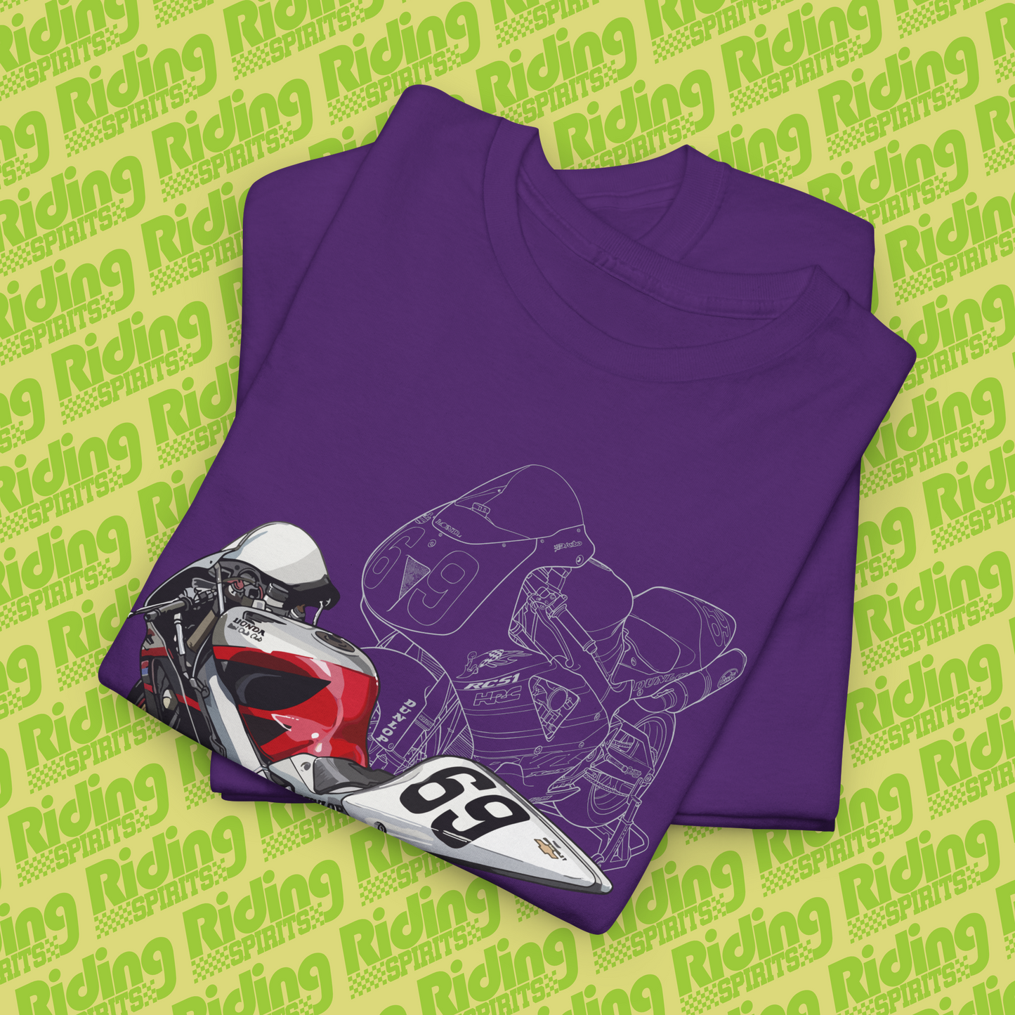 RC51 V Twin Superbike RVT VTR SP1 Short Sleeve Tshirt