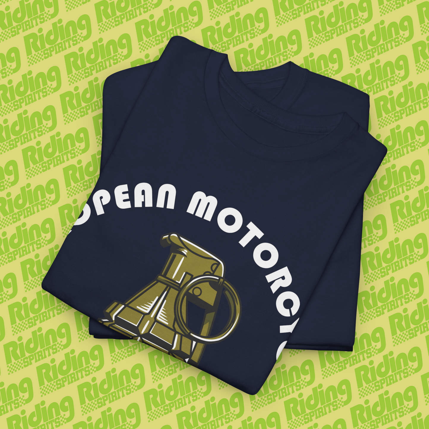 European Motorcycle Repair Kit, 70s Vintage Style Shirt Sleeve T-shirt