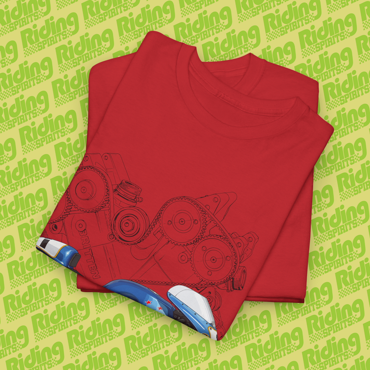 V1000 Britten New Zealand Legend Short Sleeve Tshirt