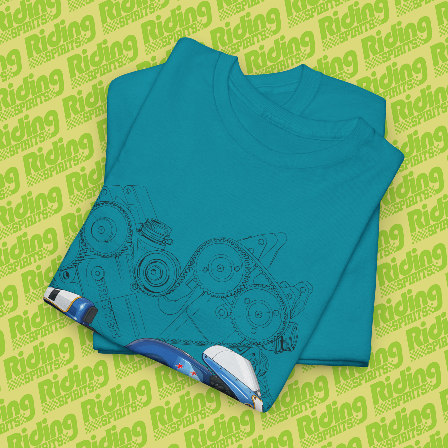 V1000 Britten New Zealand Legend Short Sleeve Tshirt