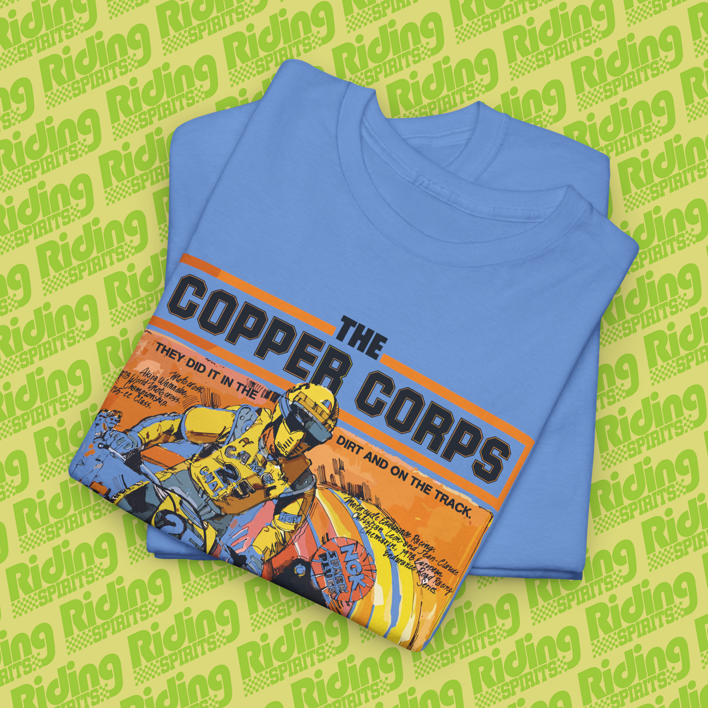The Copper Corps 70s NGK Retro Plugs Short Sleeve Tshirt