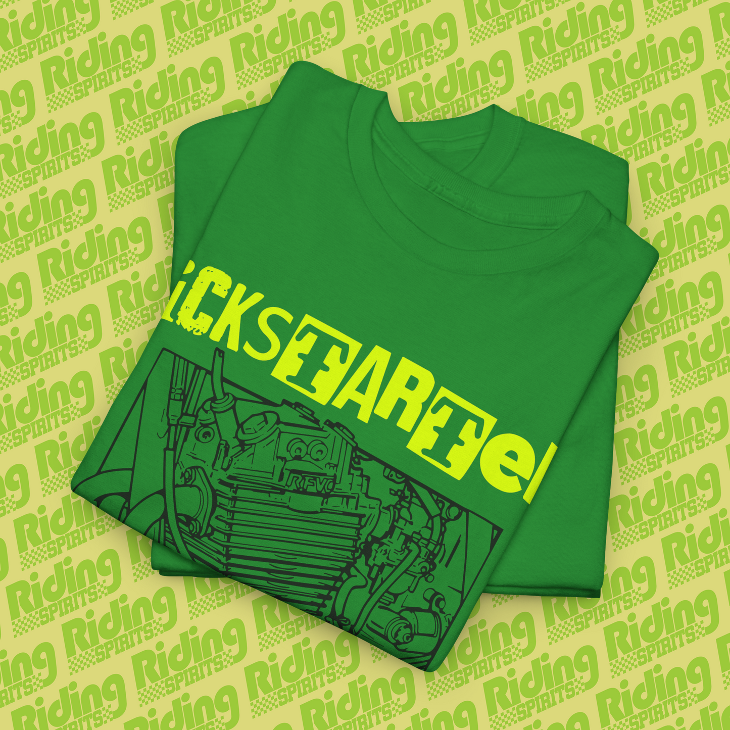 Kickstarter Appreciation Society. Radial Four Valve Chamber Short Sleeve T-shirt