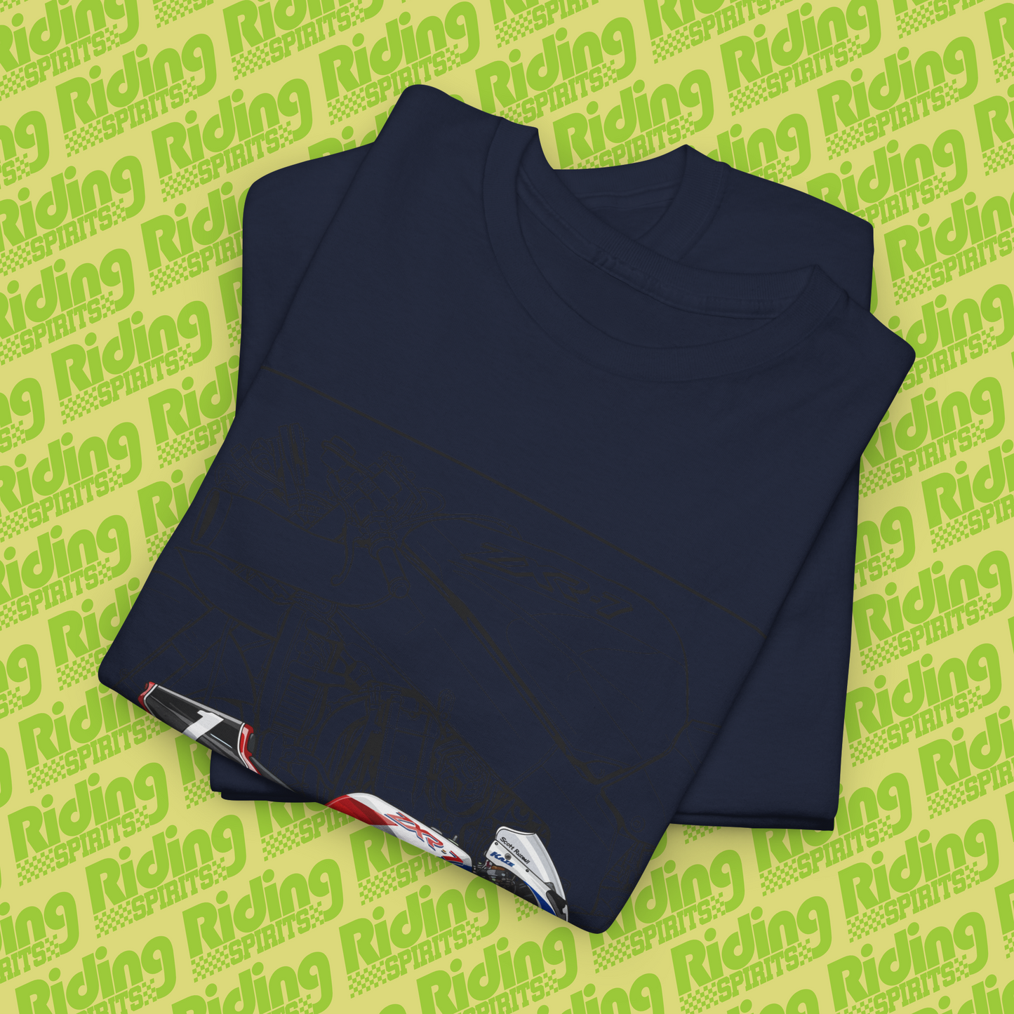 TTF1 Suzuka Winner ZXR7 Itoham Muzzy Short Sleeve Tshirt