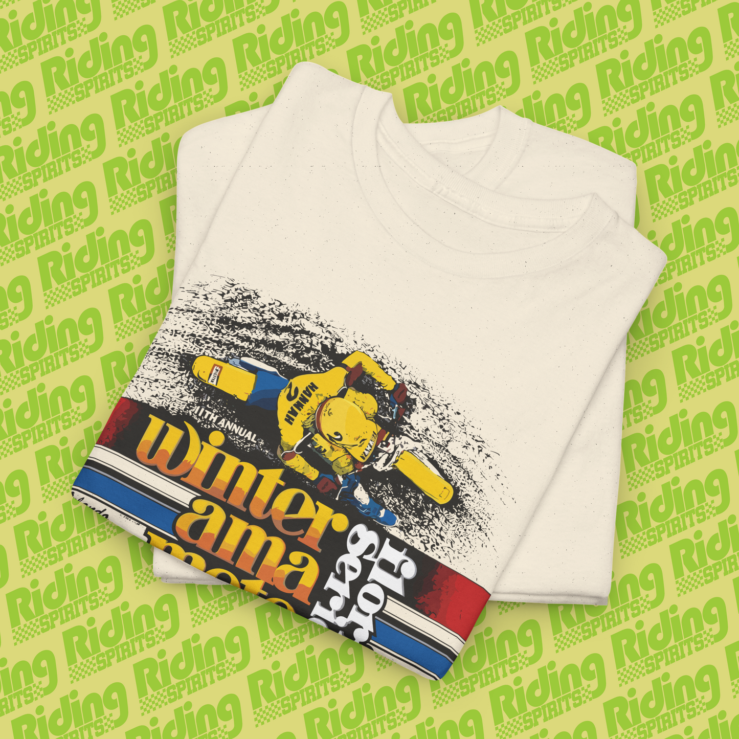 Winter AMA motocross Series 1981 Retro Short Sleeve T-shirt