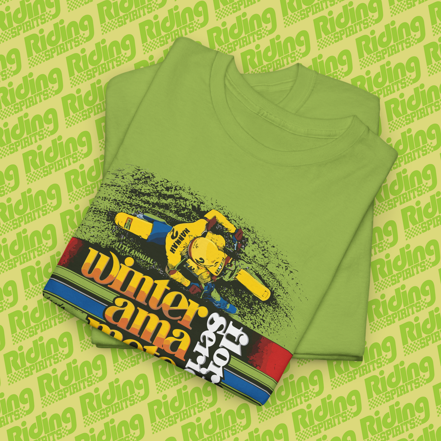 Winter AMA motocross Series 1981 Retro Short Sleeve T-shirt