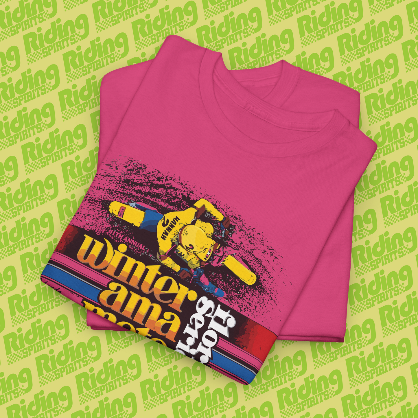 Winter AMA motocross Series 1981 Retro Short Sleeve T-shirt