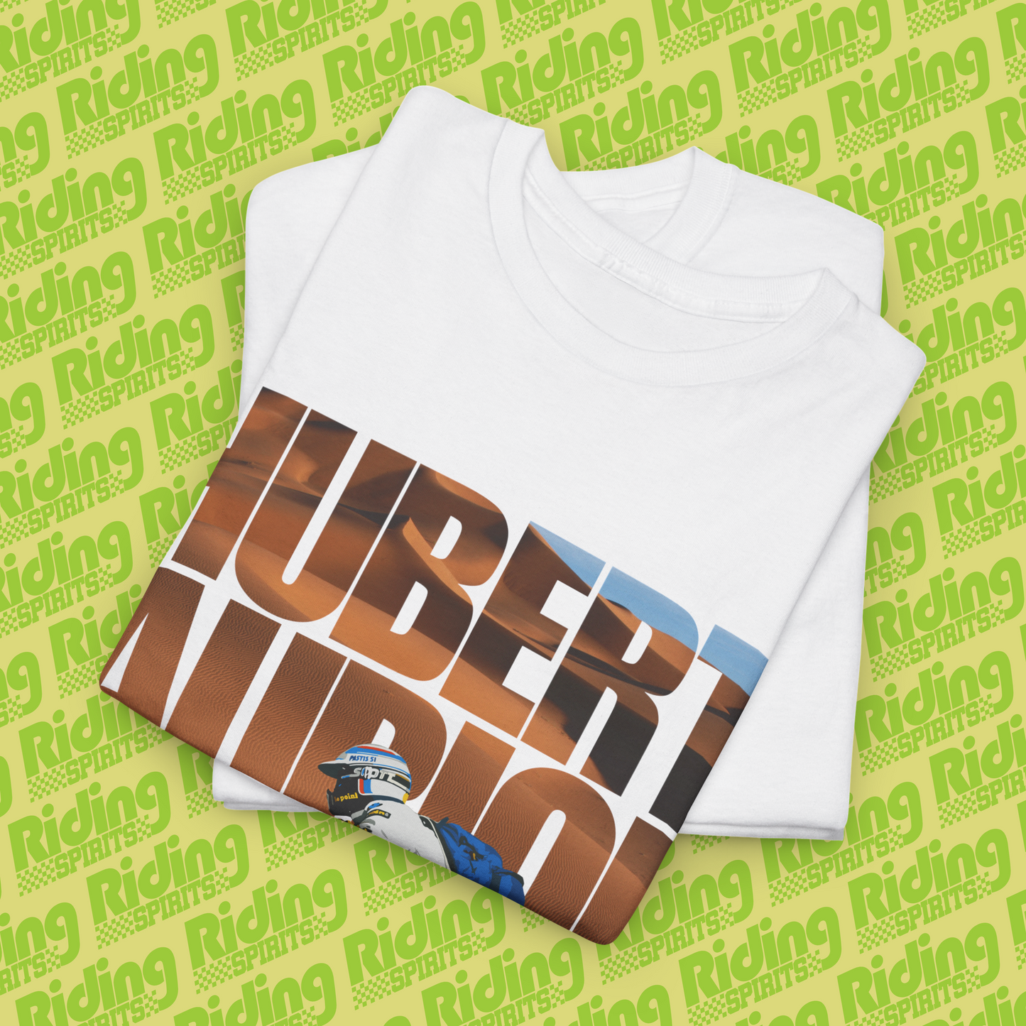 Moto Heroes Series Hubert Auriol Racer legend  Racing Unisex classic tee