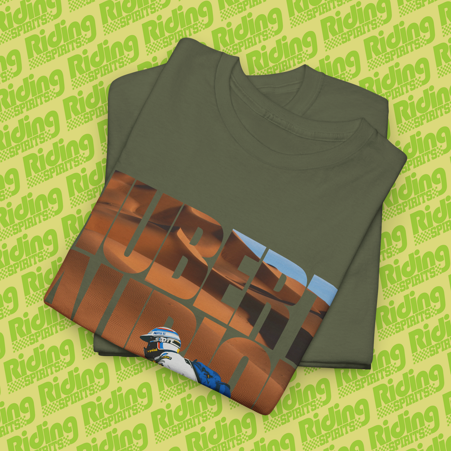 Moto Heroes Series Hubert Auriol Racer legend  Racing Unisex classic tee