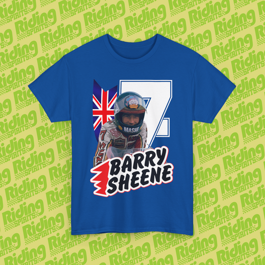 Barry Sheene Britain's World Champ Short sleeve T-shirt