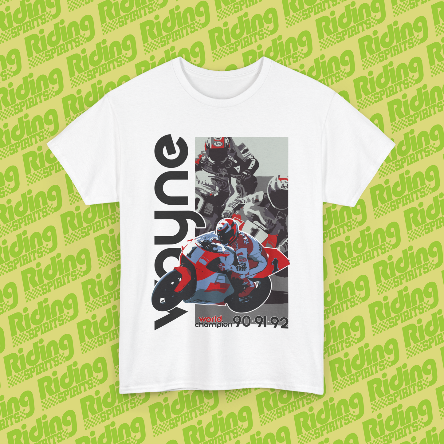 Wayne Rainey World Champion Short Sleeve T-shirt