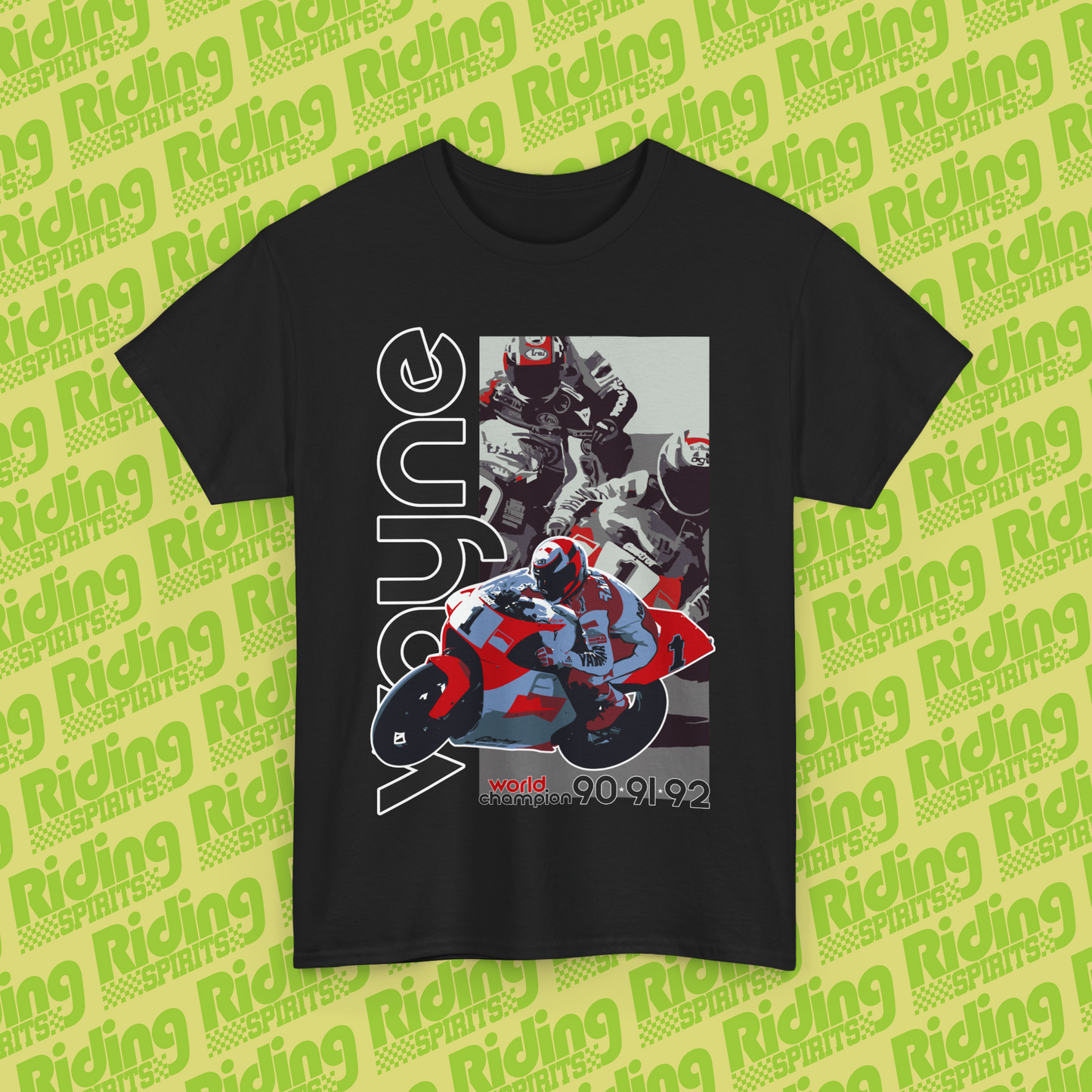 Wayne Rainey World Champion Short Sleeve T-shirt