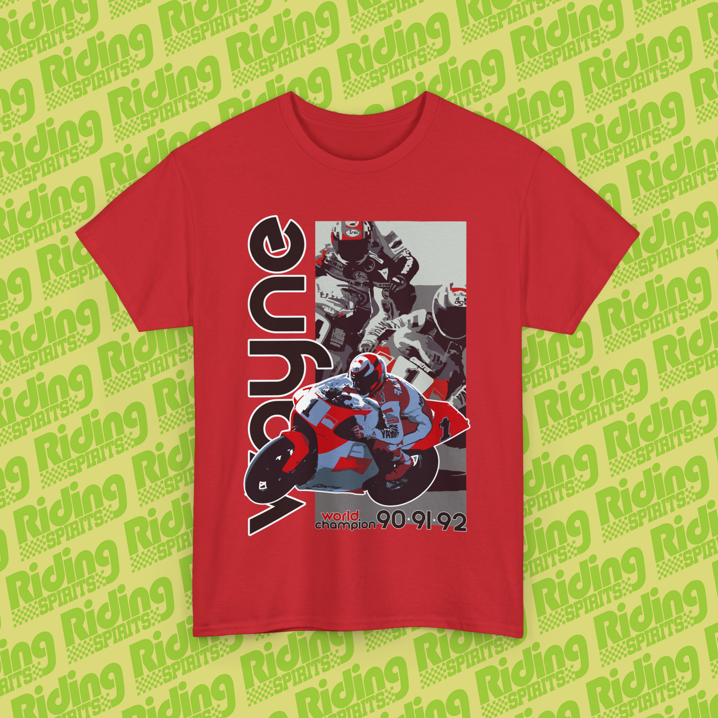 Wayne Rainey World Champion Short Sleeve T-shirt