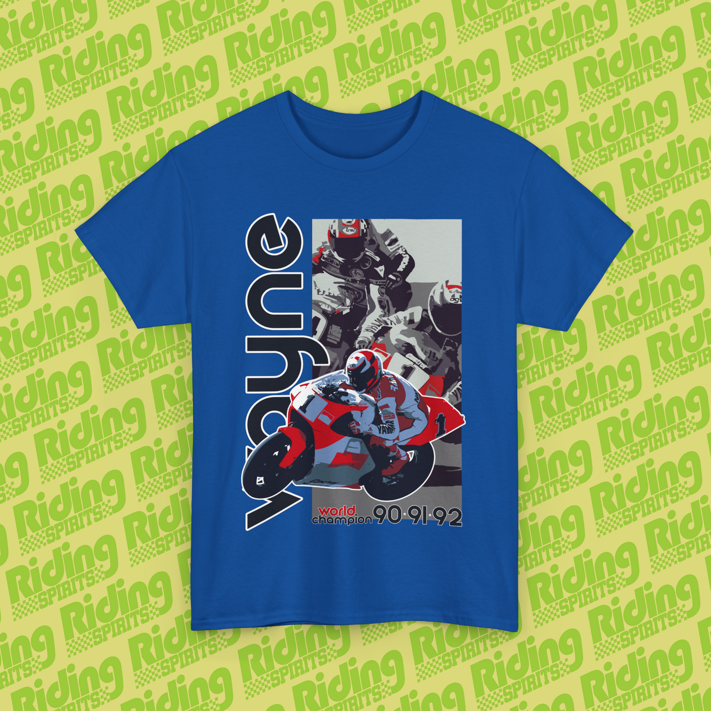 Wayne Rainey World Champion Short Sleeve T-shirt