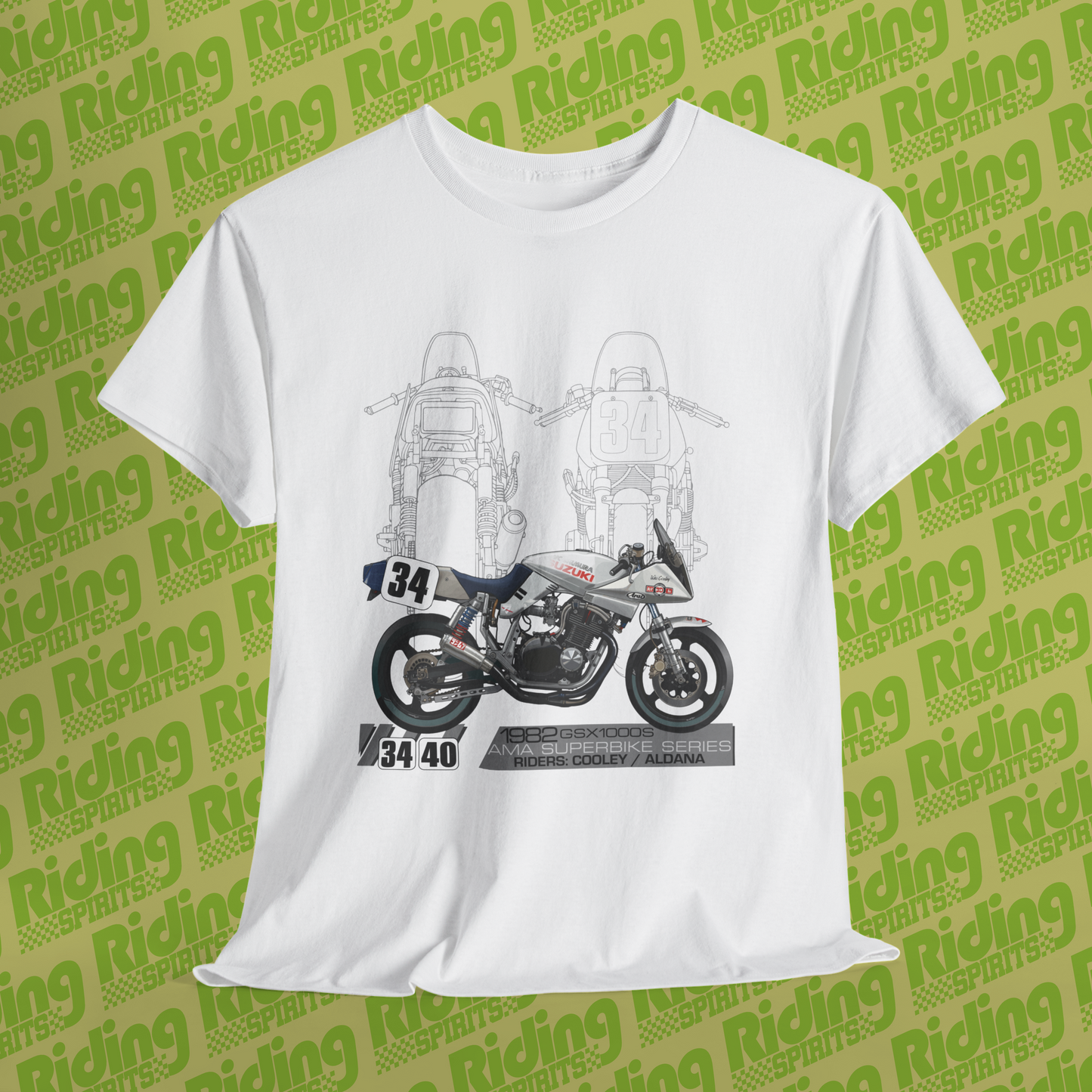 1982 GSX1000S Katana AMA superbike legends Short Sleeve Tshirt