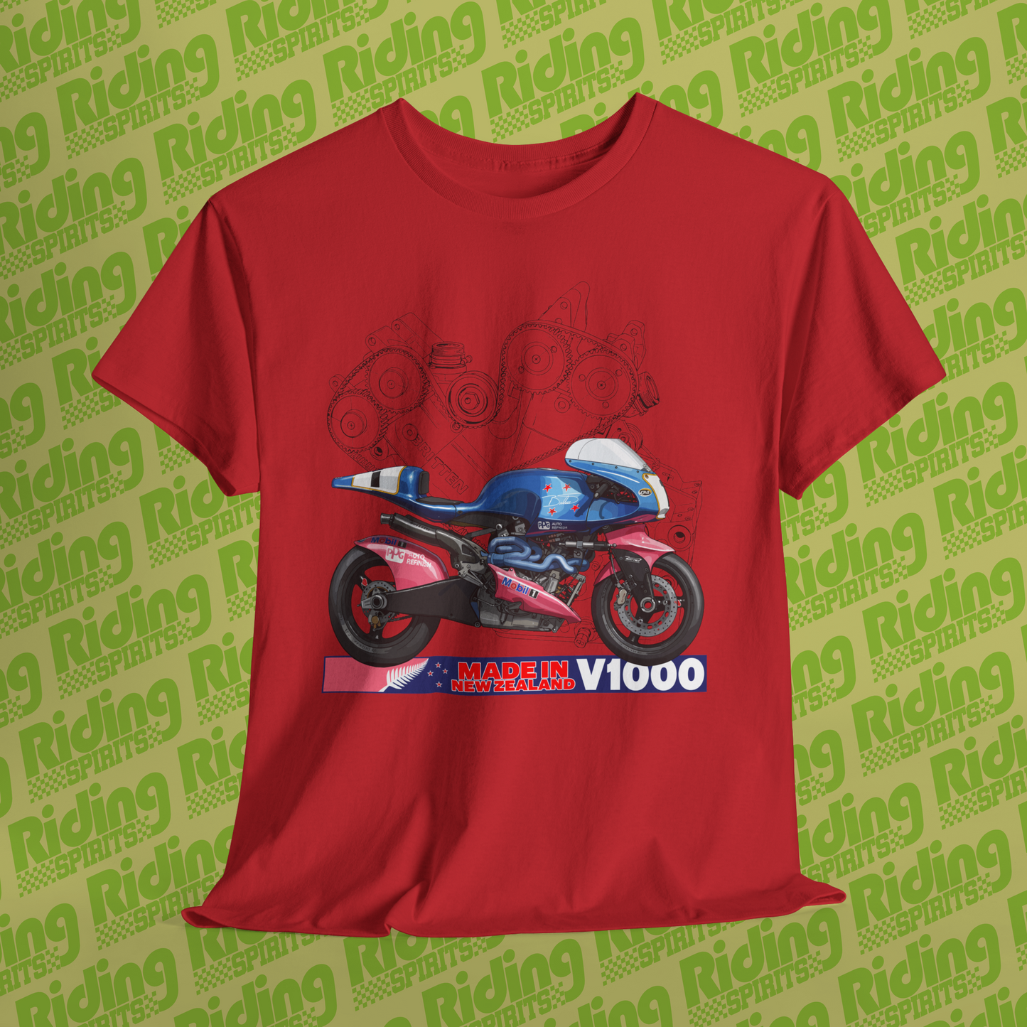 V1000 Britten New Zealand Legend Short Sleeve Tshirt
