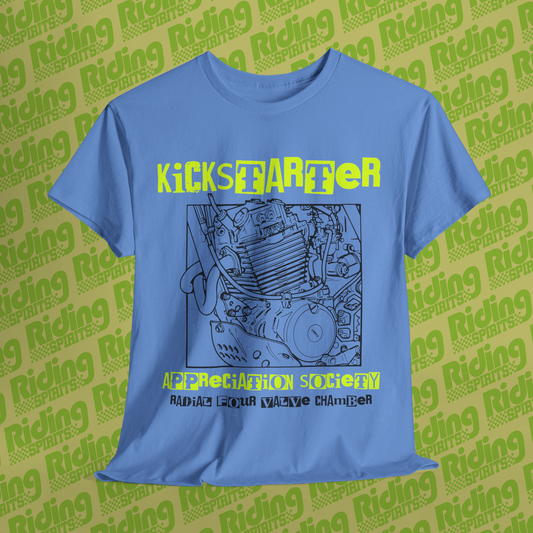 Kickstarter Appreciation Society. Radial Four Valve Chamber Short Sleeve T-shirt