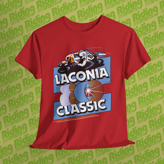 Laconia Classic Superbike Race 1980 Short Sleeve T-shirt