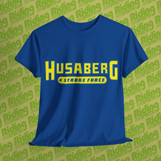 Husaberg 4 Stroke Vintage Dirtbike Sweden MX Enduro Short Sleeve T-Shirt
