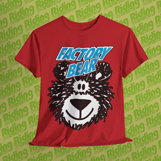 Factory bear MX Racing Japan Retro Short Sleeve T-shirt