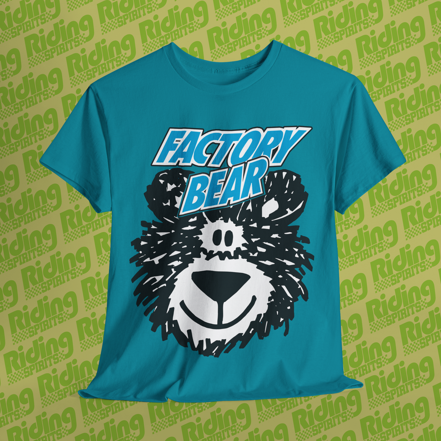 Factory bear MX Racing Japan Retro Short Sleeve T-shirt