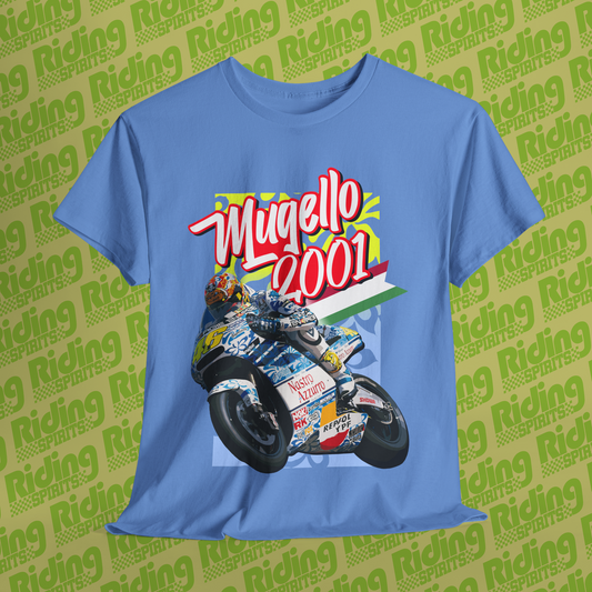 Rossi Mugello 2001 Hawaiian Theme Short Sleeve T-shirt