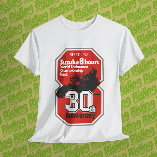 Suzuka 8 hours Anniversary 30th years Short Sleeve T-shirt