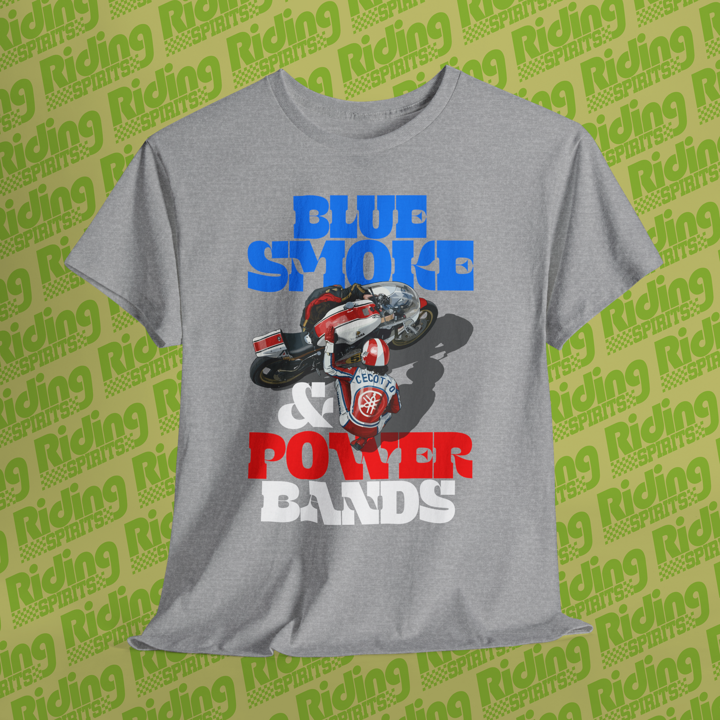 Blue Smoke and Power bands, The 2 Stroke Era Short Sleeve T-shirt