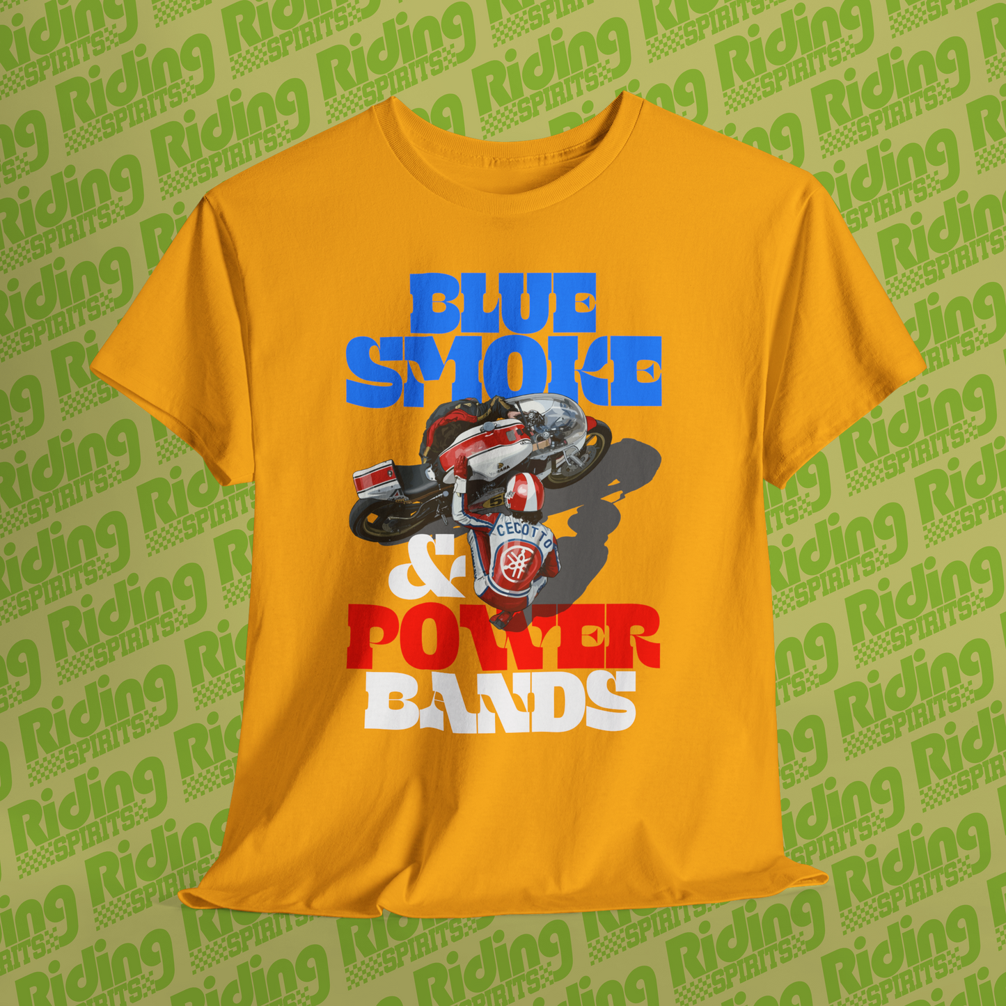 Blue Smoke and Power bands, The 2 Stroke Era Short Sleeve T-shirt