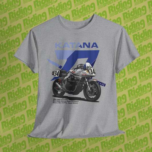 GSX Katana AMA Superbike 1982 Short Sleeve T-shirt
