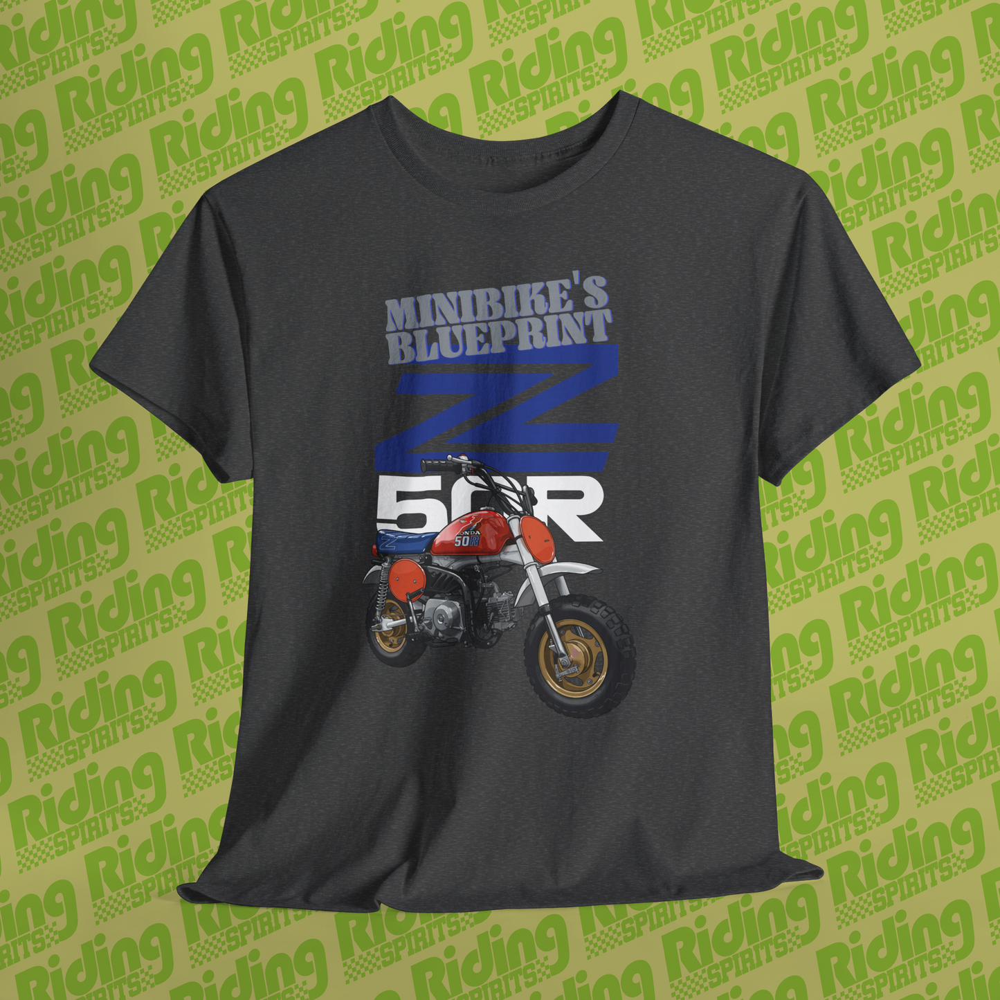 Minibike's Blueprint The Z50R Short Sleeve T-shirt