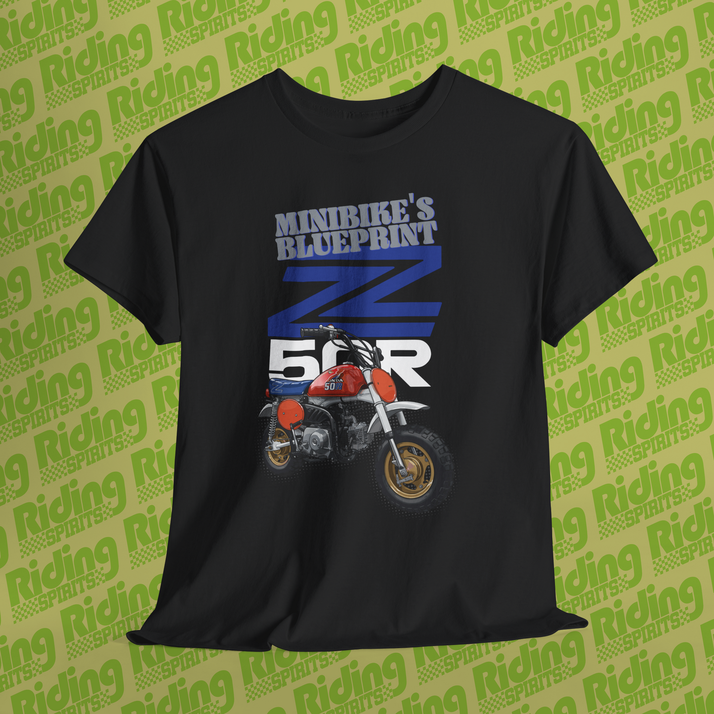 Minibike's Blueprint The Z50R Short Sleeve T-shirt