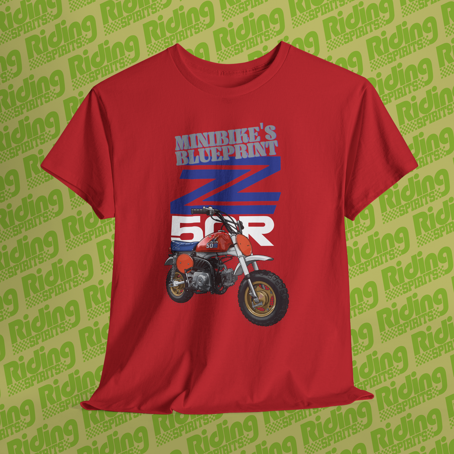 Minibike's Blueprint The Z50R Short Sleeve T-shirt