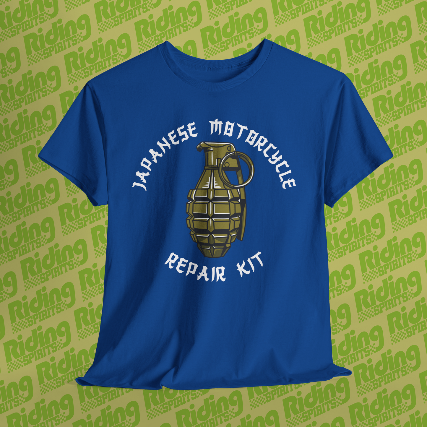 Japanese Motorcycle Repair Kit, Retro 70s Short Sleeve T-shirt