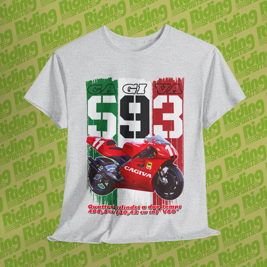 1993 C593 Cagiva GP500 Short Sleeve T-shirt