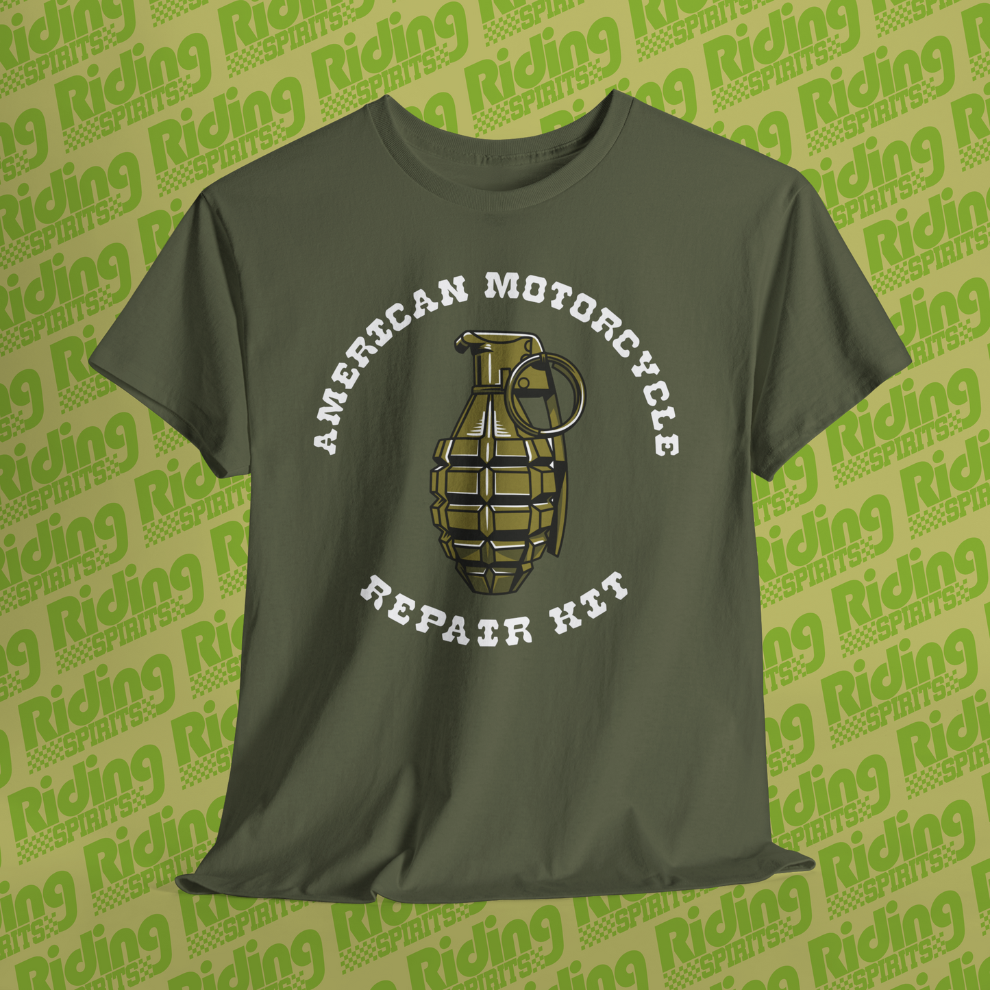 American Motorcycle Repair Kit, 70s Vintage Style, Short Sleeve T-shirt