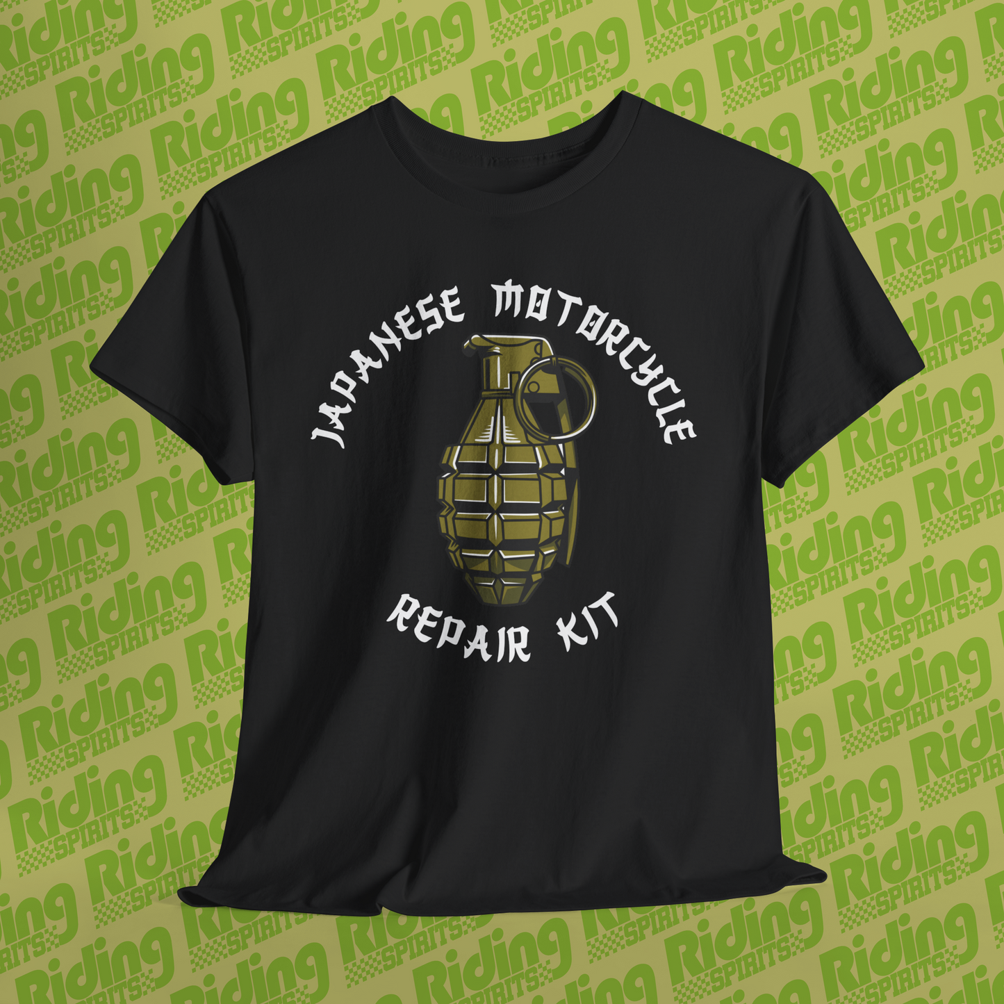 Japanese Motorcycle Repair Kit, Retro 70s Short Sleeve T-shirt
