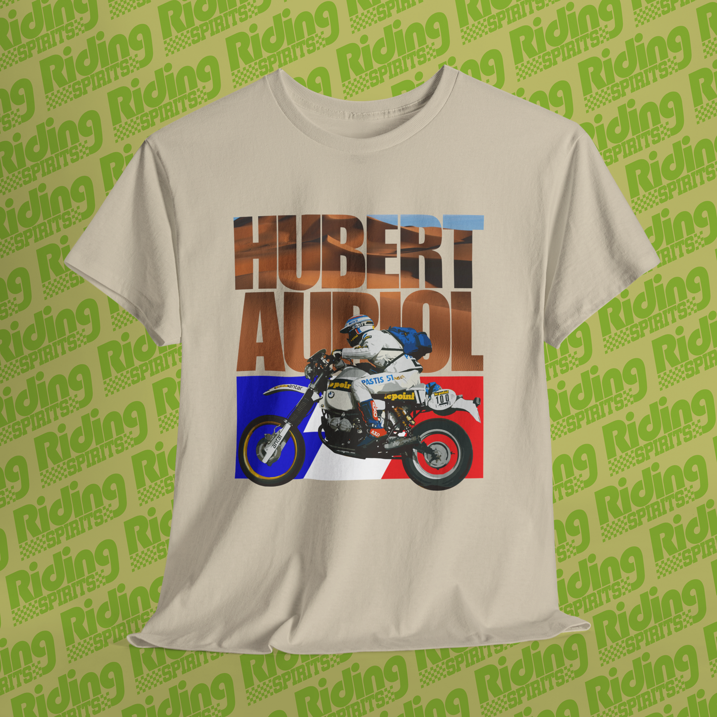 Moto Heroes Series Hubert Auriol Racer legend  Racing Unisex classic tee