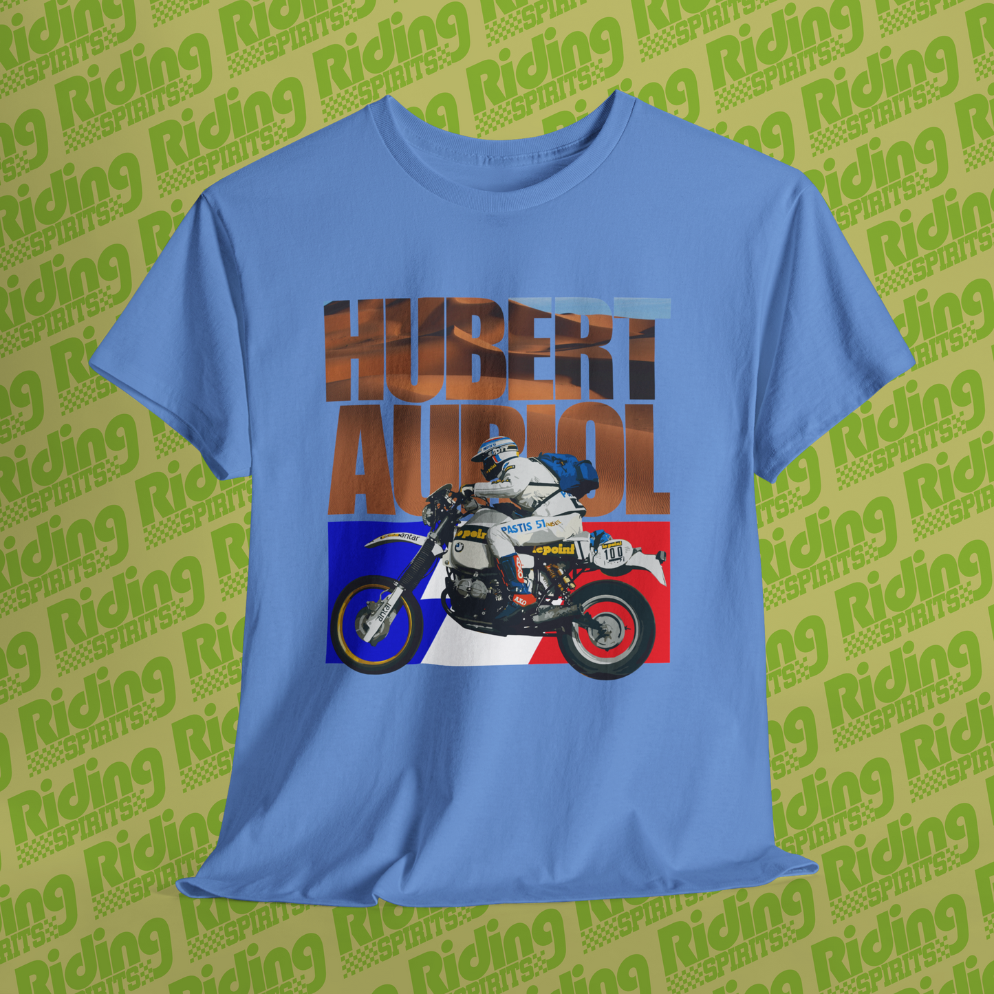 Moto Heroes Series Hubert Auriol Racer legend  Racing Unisex classic tee