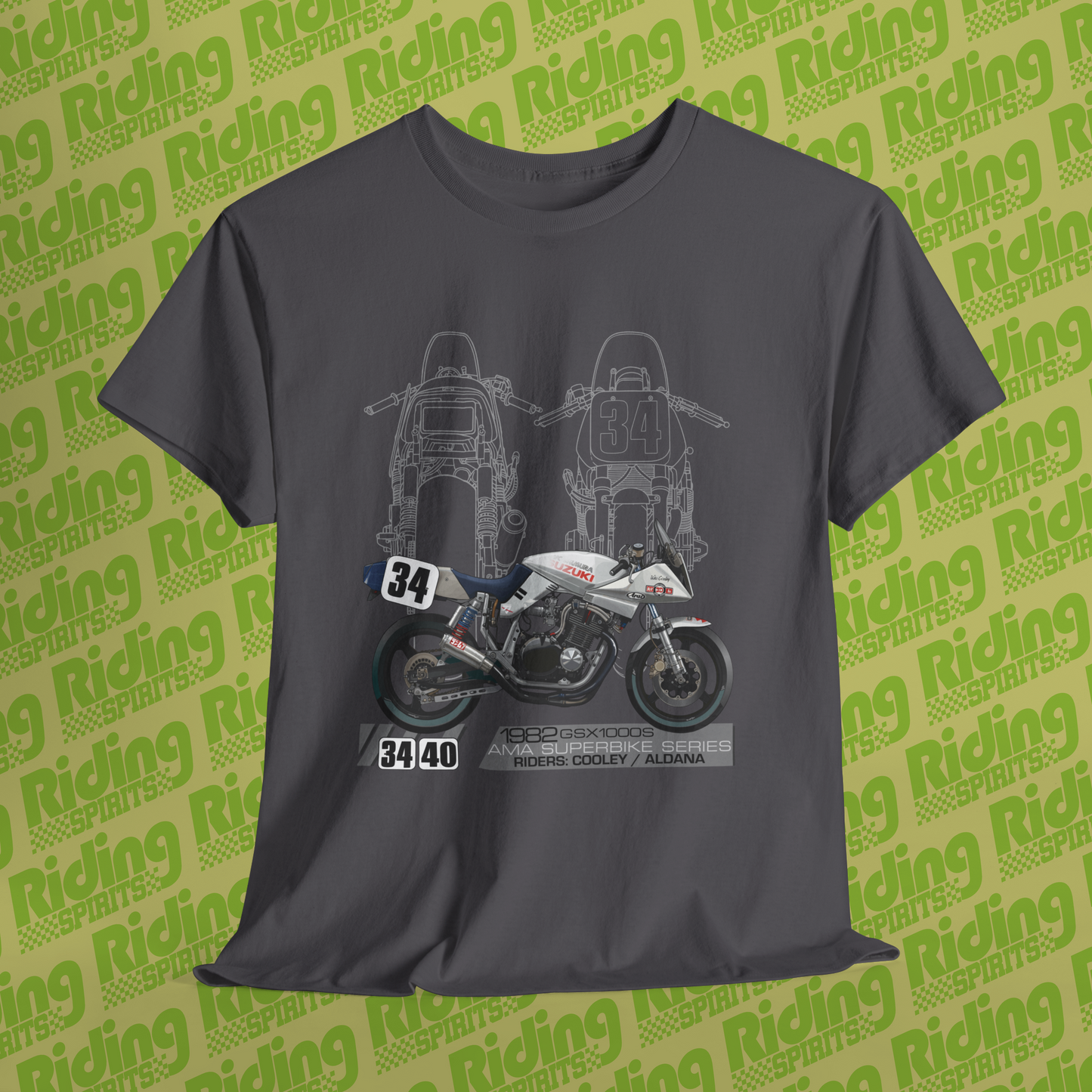 1982 GSX1000S Katana AMA superbike legends Short Sleeve Tshirt