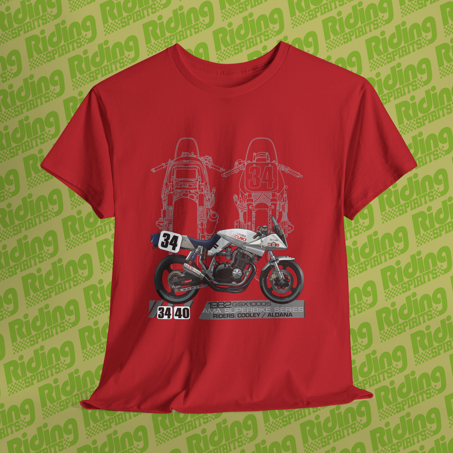 1982 GSX1000S Katana AMA superbike legends Short Sleeve Tshirt