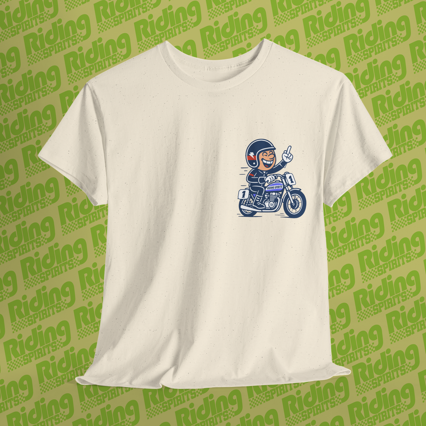 F**k It Lets Ride Riding Spirits Retro Short Sleeve T-Shirt
